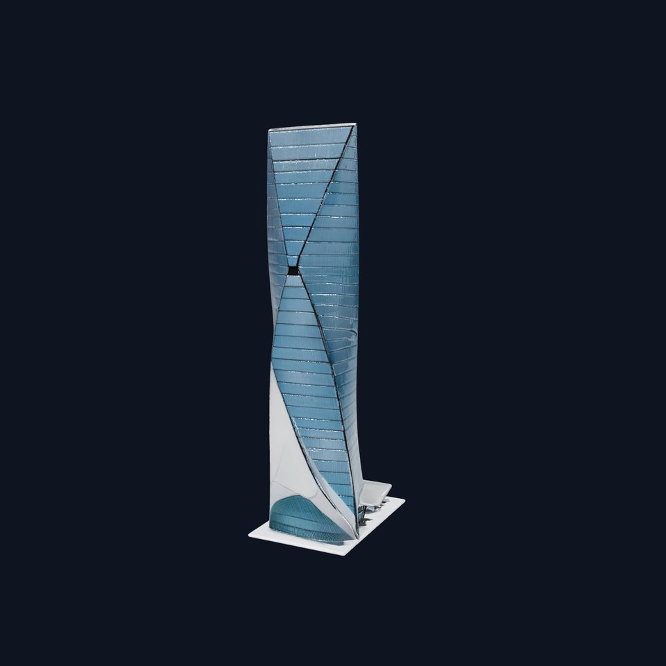 Sleek Glass Skyscraper model pack